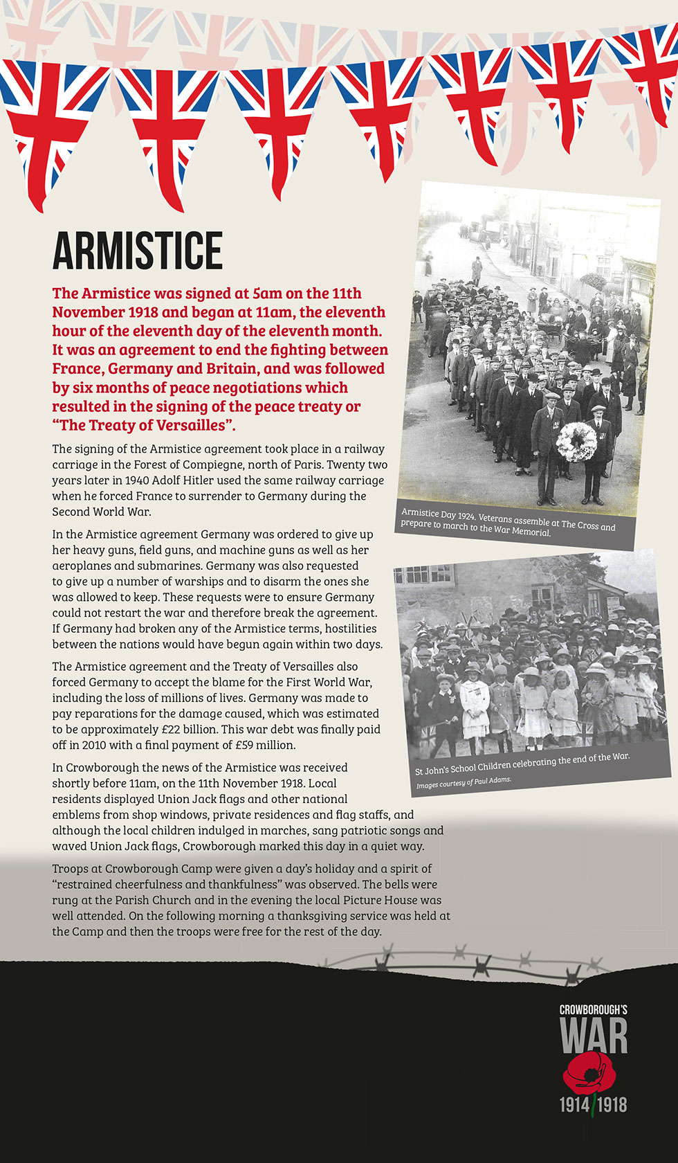 Crowboroughs-War-Exhibition-2-39-34 Crowborough's War Exhibition Armistice
