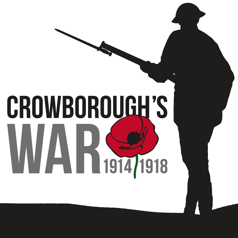 Exhibition branding for Crowborough's War exhibition